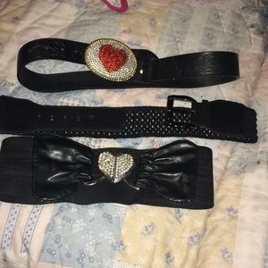 Tres lindas cinturones